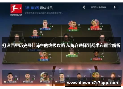 打造西甲历史最佳阵容的终极攻略 从阵容选择到战术布置全解析 打造西甲历史最佳阵容的终极攻略 从阵容选择到战术布置全解析